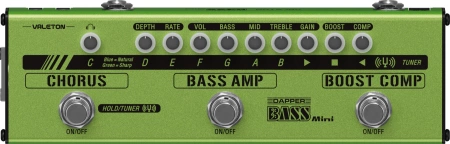 Valeton Dapper Bass Mini - multiefekt gitarowy