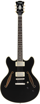D'Angelico Excel DC Tour Solid Black - gitara elektryczna