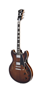 D'Angelico Premier DC Brown Burst - gitara elektryczna