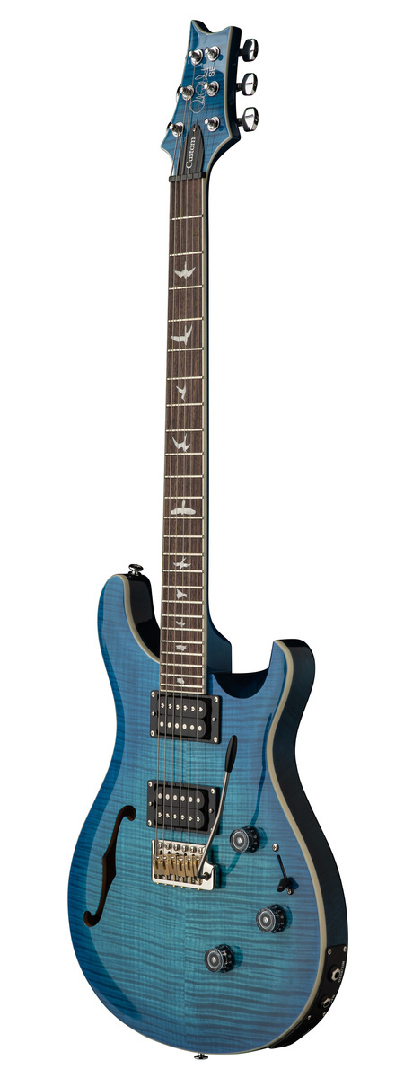 PRS SE Custom 24 Semi Hollow Piezo Lake Blue - gitara