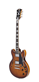 D'Angelico Premier Mini DC Dark Iced Tea Burst - gitara elektryczna
