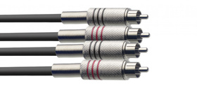 Stagg STC 6 C - kabel RCA - RCA podwójny 6m