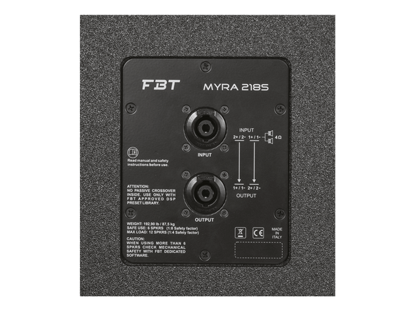 FBT Myra 218S - aktywny subwoofer systemu liniowego 4000W