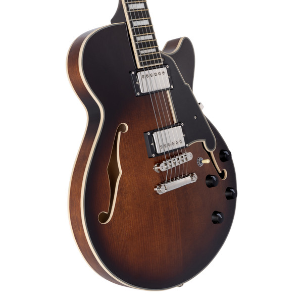 D'Angelico Premier SS Brown Burst - gitara elektryczna