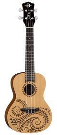 Luna Uke Tattoo Spruce Concert - ukulele koncertowe - Powystawowe