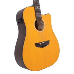 D'angelico Premier Bowery 12 LS Vintage Natural - gitara elektroakustyczna 12-strunowa