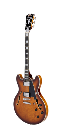 D'Angelico Premier DC Dark Iced Tea Burst - gitara elektryczna