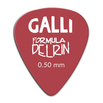 Galli Delrin D-51Y - kostki gitarowe 0,50 mm, 12 szt.