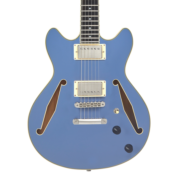 D'Angelico Excel Mini DC Tour Slate Blue - gitara elektryczna