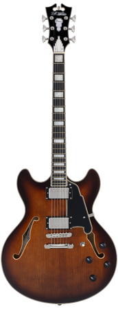 D'Angelico Premier DC Brown Burst - gitara elektryczna