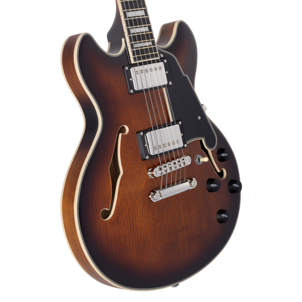 D'Angelico Premier Mini DC Brown Burst gitara elektryczna