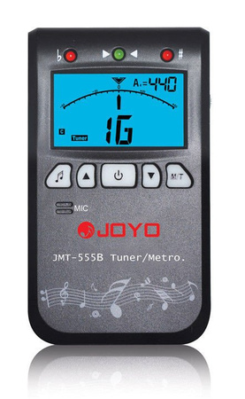 Joyo JMT-555B - 3w1 uniwersalny metro-tuner chromatyczny