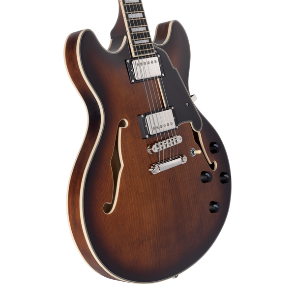 D'Angelico Premier DC Brown Burst - gitara elektryczna