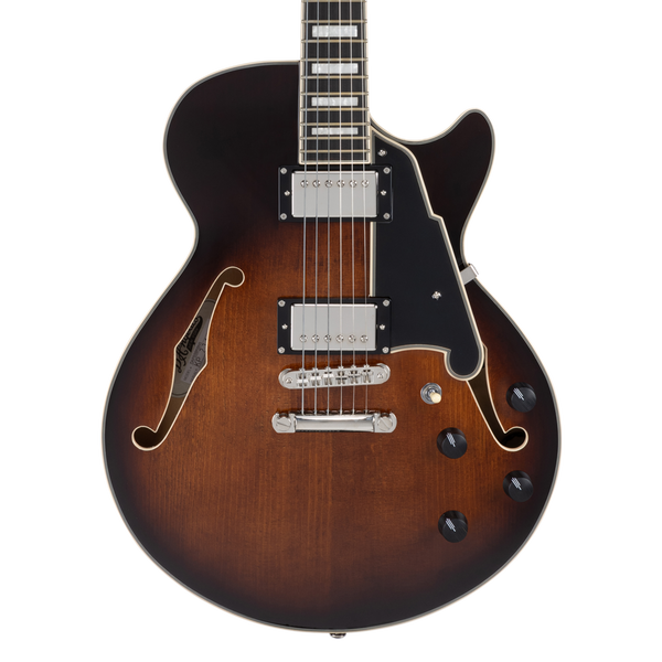 D'Angelico Premier SS Brown Burst - gitara elektryczna