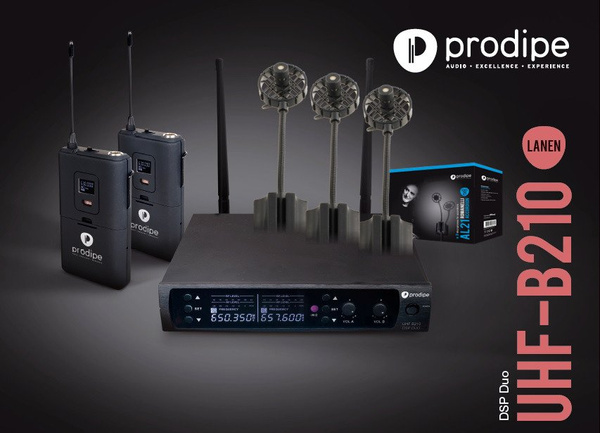 Prodipe UHF DSP AL21 PACK DUO - zestaw mikrofonów do akordeonu