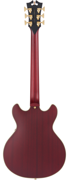 D’Angelico Deluxe Mini DC Trans Wine - gitara elektryczna