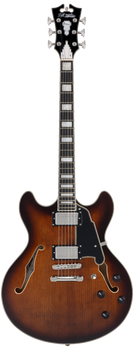 D'Angelico Premier DC Brown Burst - gitara elektryczna