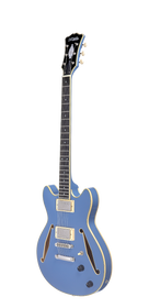 D'Angelico Excel Mini DC Tour Slate Blue - gitara elektryczna