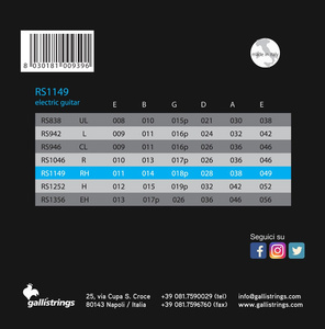 Galli RS 1149 - struny do gitary elektrycznej