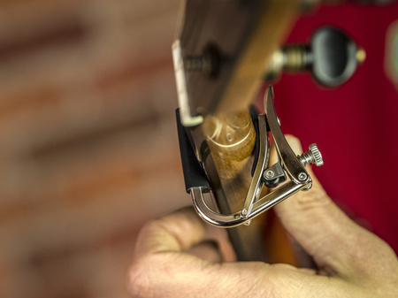 Shubb C5 Standard - Kapodaster do banjo | mandoliny - srebrny