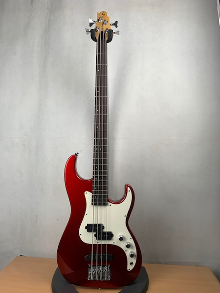 Samick CR-1 MR - gitara basowa - Metallic Red - Powystawowa
