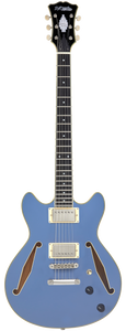 D'Angelico Excel Mini DC Tour Slate Blue - gitara elektryczna