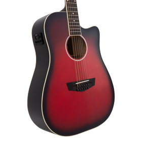 D'angelico Premier Bowery 12 LS Cherry Burst - gitara elektroakustyczna 12-strunowa