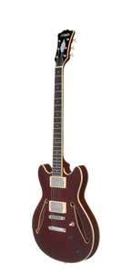 D'Angelico Excel Mini DC Tour Wine gitara elektryczna
