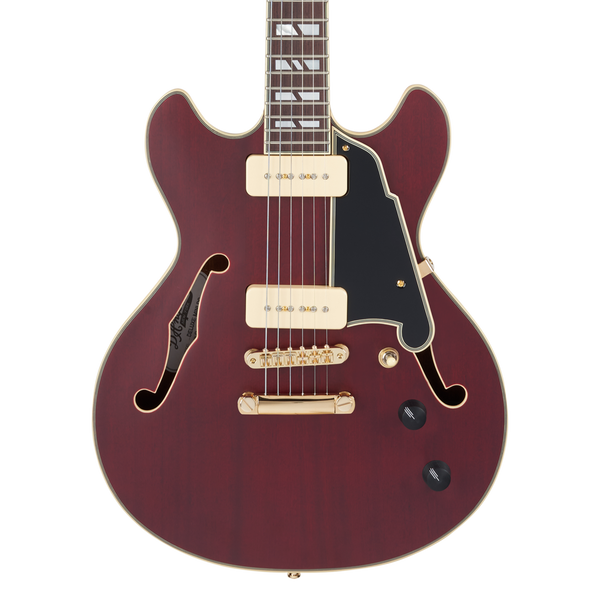 D’Angelico Deluxe Mini DC Trans Wine - gitara elektryczna