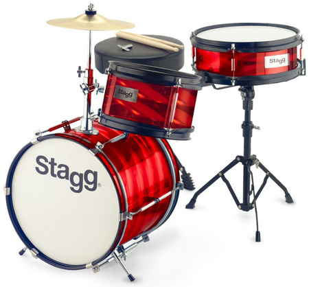 Stagg TIM-J 3/12 RD - akustyczny zestaw perkusyjny 