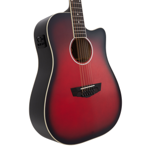 D'angelico Premier Bowery 12 LS Cherry Burst - gitara elektroakustyczna 12-strunowa