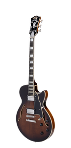 D'Angelico Premier SS Brown Burst - gitara elektryczna