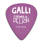 Galli Delrin D-51Y - kostki gitarowe 1,14 mm, 12 szt.