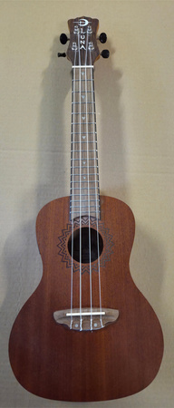 Luna Uke Vintage Mahogany Concert - ukulele koncertowe z preampem - Uszkodzone