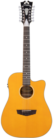 D'angelico Premier Bowery 12 LS Vintage Natural - gitara elektroakustyczna 12-strunowa