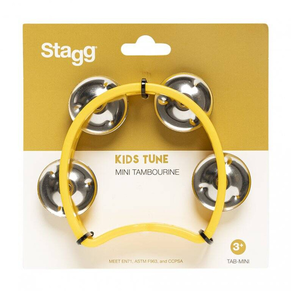 Stagg TAB MINI YW - mini tamburyn plastikowy 