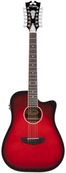 D'angelico Premier Bowery 12 LS Cherry Burst - gitara elektroakustyczna 12-strunowa