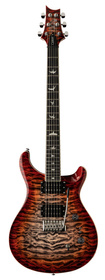 PRS SE Custom 24-08 Quilt Charcoal Cherry Burst - gitara elektryczna