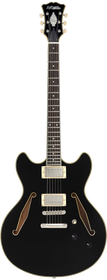 D'Angelico Excel DC Tour Solid Black - gitara elektryczna