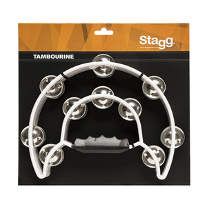 Stagg TAB-1 WH - tamburyn plastikowy 
