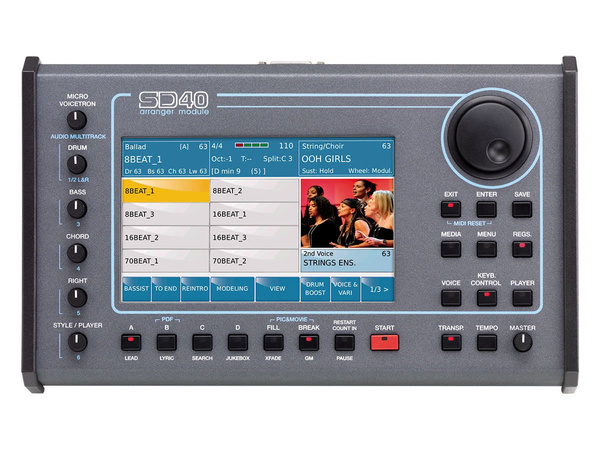 Ketron SD40 Arranger & Player - moduł brzmieniowy