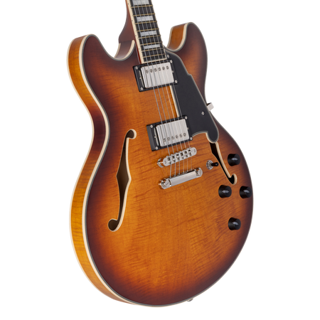 D'Angelico Premier DC Dark Iced Tea Burst - gitara elektryczna