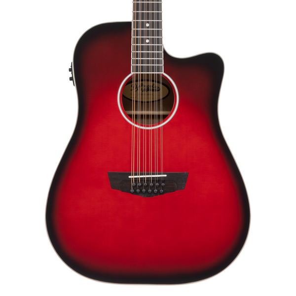 D'angelico Premier Bowery 12 LS Cherry Burst - gitara elektroakustyczna 12-strunowa