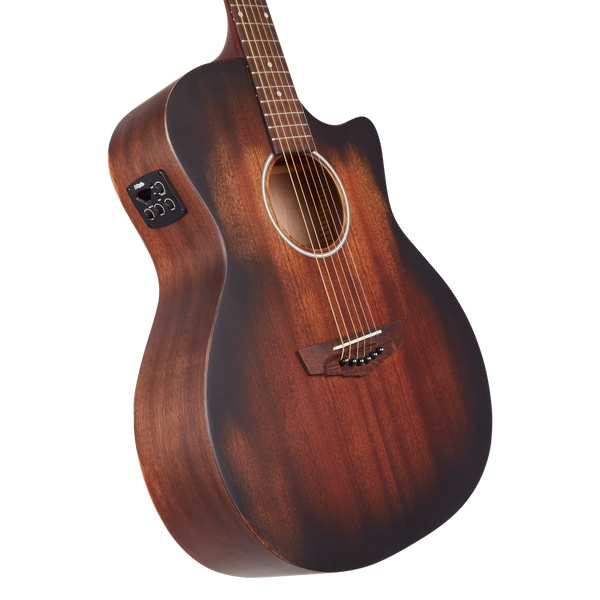 D'angelico Premier Gramercy LS Aged Mahogany - gitara elektroakustyczna