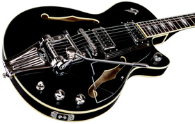Duesenberg Starplayer TV Deluxe Black - gitara elektryczna